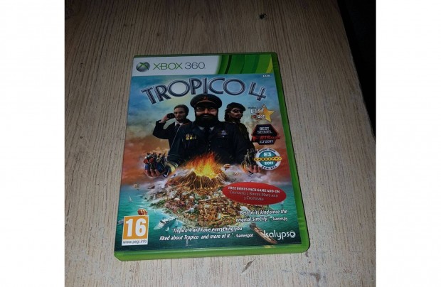 Xbox 360 tropico 4 jtk elad