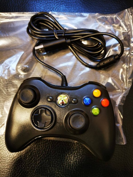 Xbox 360 vezetkes kontroller,zletbl, garival