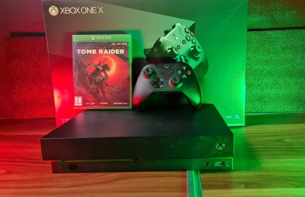 Xbox ONE X 1 TB szép állapot,1 kontroller, 1 hónap garancia!