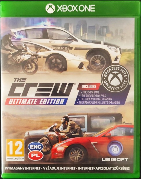 Xbox ONE jtkszoftver: The Crew Ultimate Edeition, angol