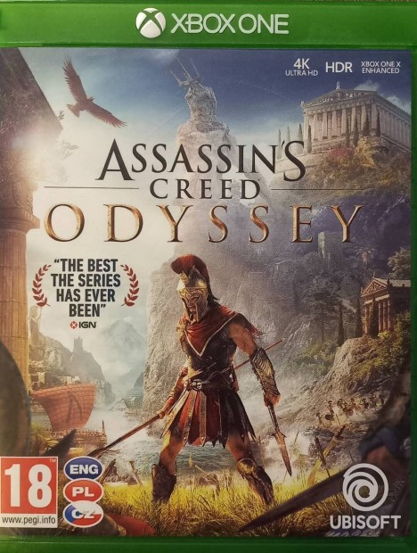 Xbox One Assassin's Creed Odyssey eredeti karcmentes lemez