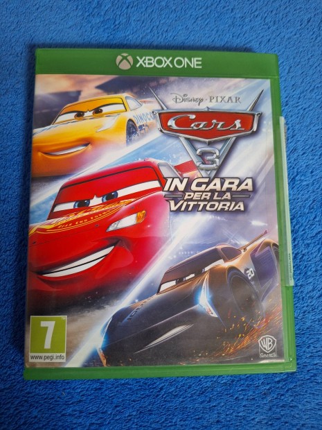 Xbox One Cars 3 Verdk jtk lemez