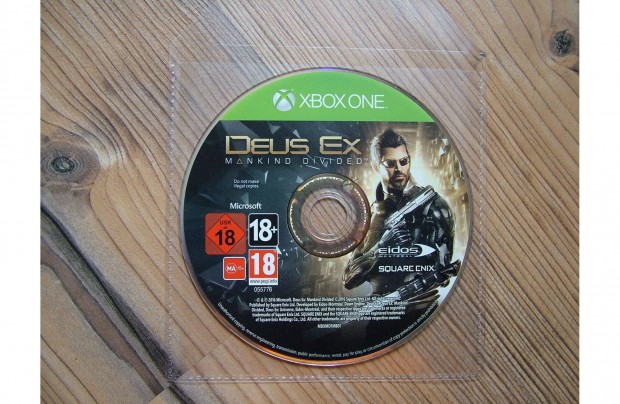 Xbox One Deus Ex Mankind Divided jtk