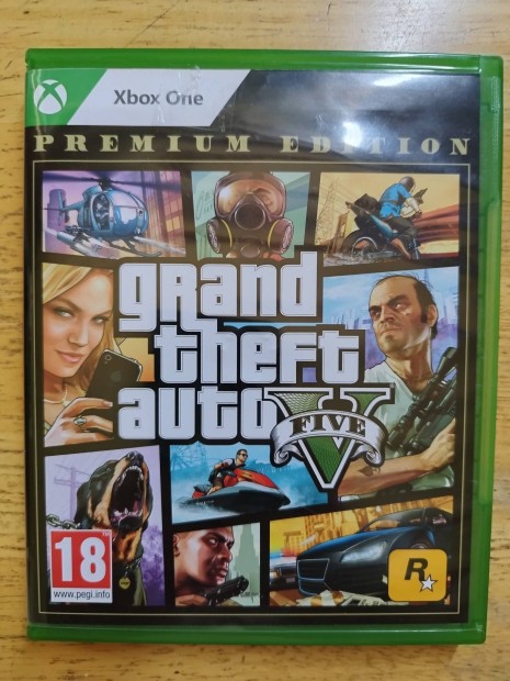 Xbox One Grand Theft Auto V jszer jtk GTA 5 prmium 