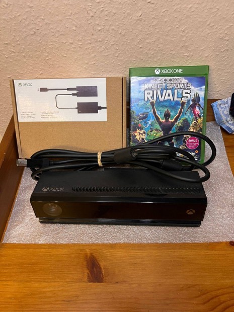 Xbox One Kinect + Adapter +Sport Rivals - Szmlval,1 v garancival