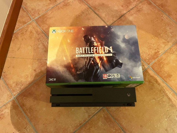 Xbox One S 1TB Battlefield Edition - Kontroller nlkl