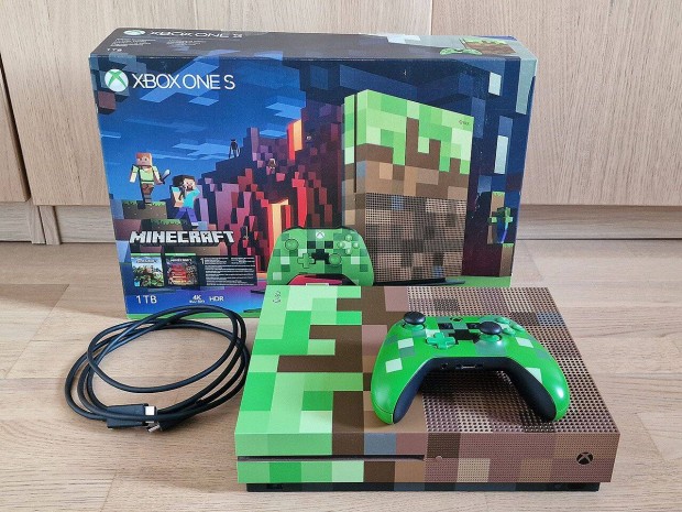 Xbox One S 1TB Minecraft Edition konzol