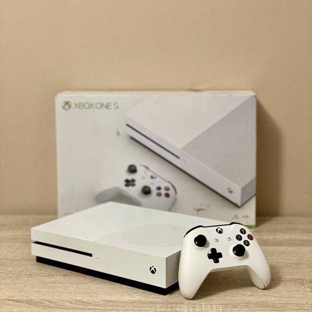 Xbox One S 1TB - lemezes, garancia
