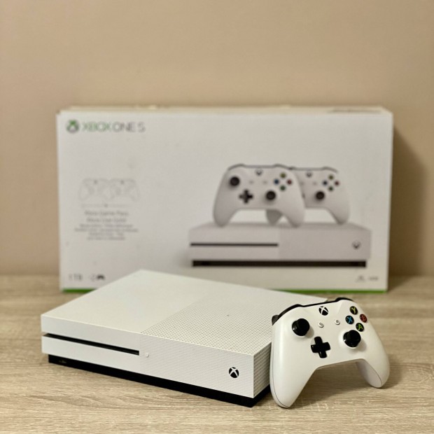 Xbox One S 1TB - lemezes, garancia