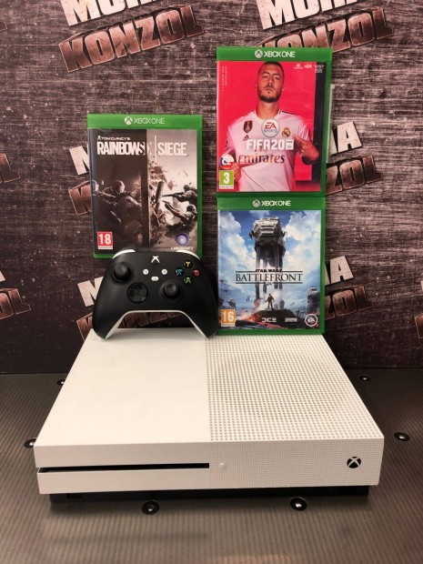 Xbox One S 500GB Konzol+3 Lemezes Játék