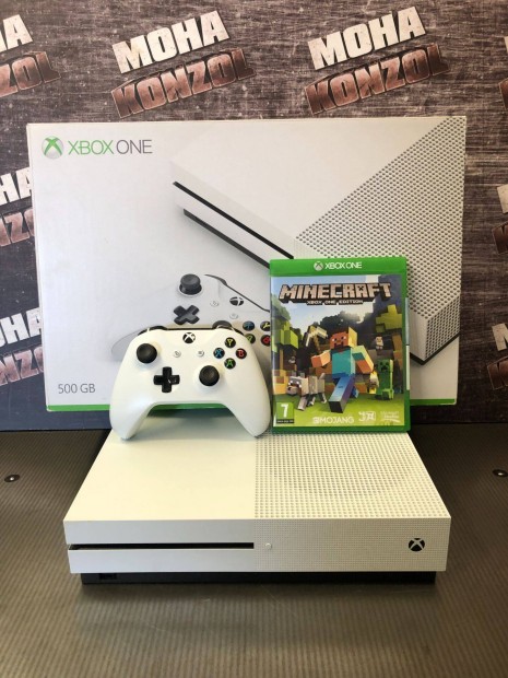 Xbox One S 500GB Konzol+Minecraft Játék
