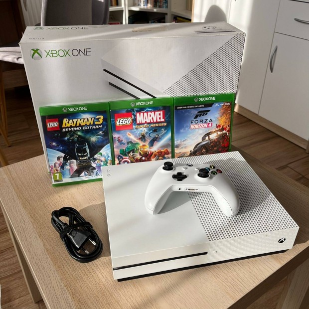 Xbox One S 500GB (3 db jtk ajndk)