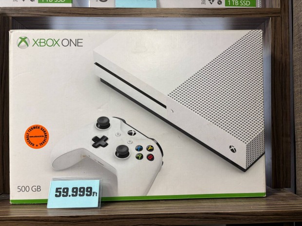 Xbox One S 500GB. Garancival elad!