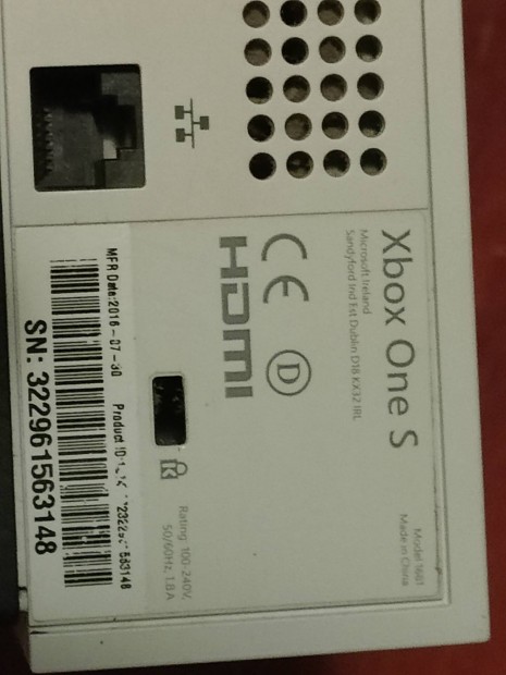 Xbox One S Elad!