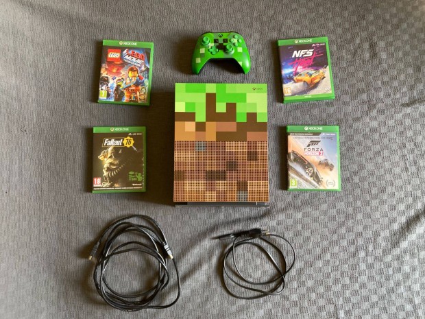 Xbox One S Minecraft Edition (limitlt), Jtkokkal