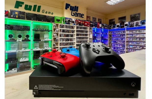 Xbox One X 1TB Garanciával konzol boltból akár több kontrollerrel is