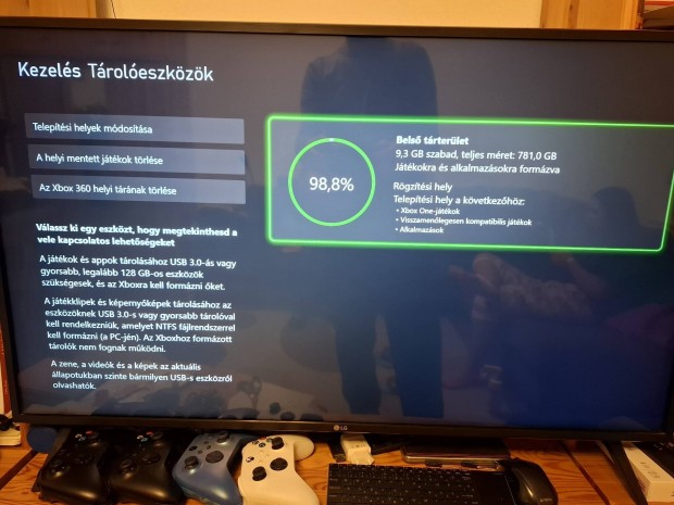 Xbox One X 1TB SSD 2 kontrollerrel