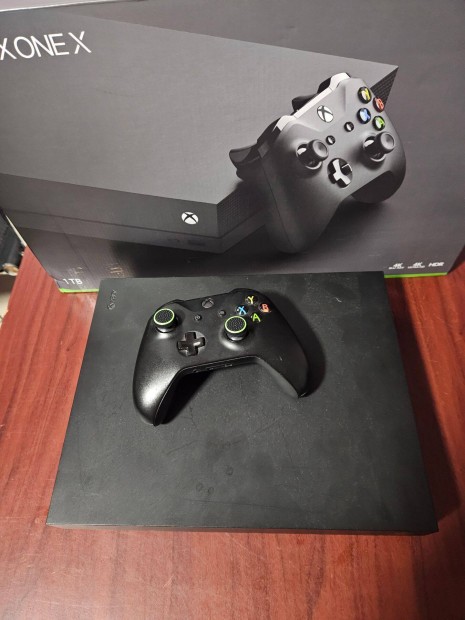 Xbox One X 1Tb 1kontrollerrel dobozban hibtlan elad