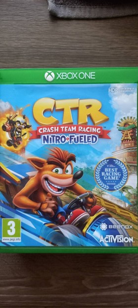 Xbox One karcmentes jatek CTR Crash Nitro Fueled