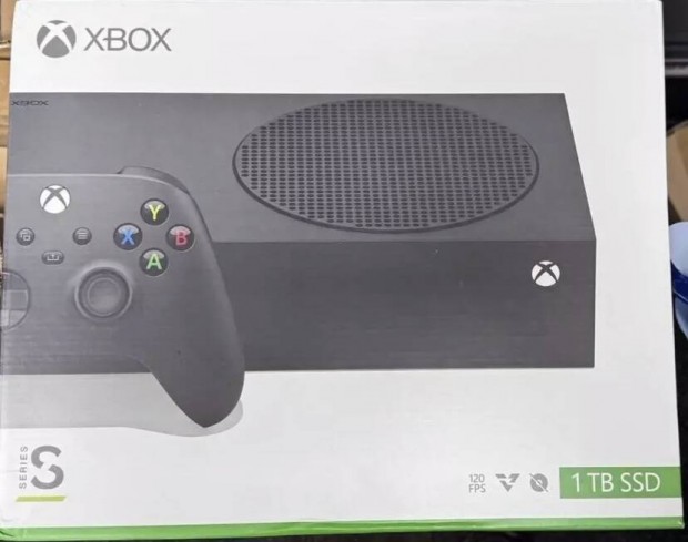 Xbox Series S 1 TB Fekete Minden gyri tartozkkal. 1,5 v Garancia!