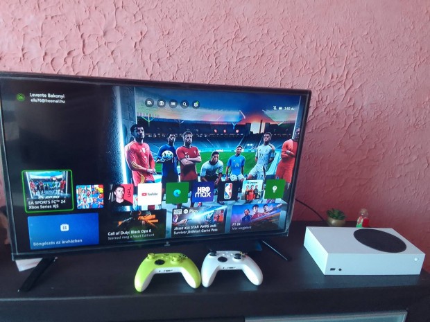 Xbox Series S  2db kontrollerrel+ jtkokkal
