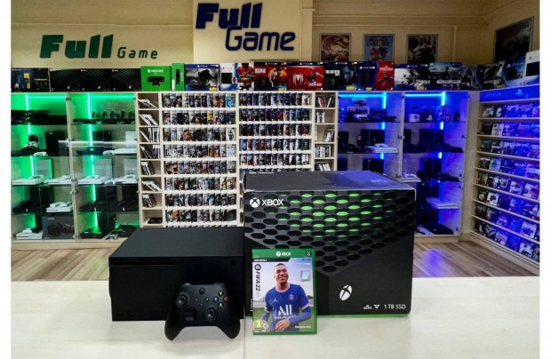 Xbox Series X 1TB ajndk FIFA jtkkal garancival videojtk boltbl