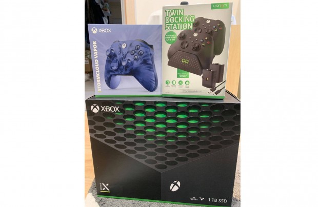 Xbox Series X 1 TB SSD konzol hibátlan garanciával, dokkolo, Seriesx