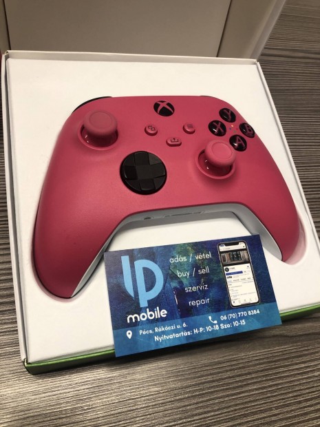 Xbox Series kontroller, jszer, Deep Pink, Garancia