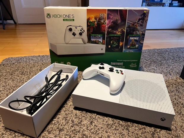 Xbox one S 1TB all digital edition minden tartozkval