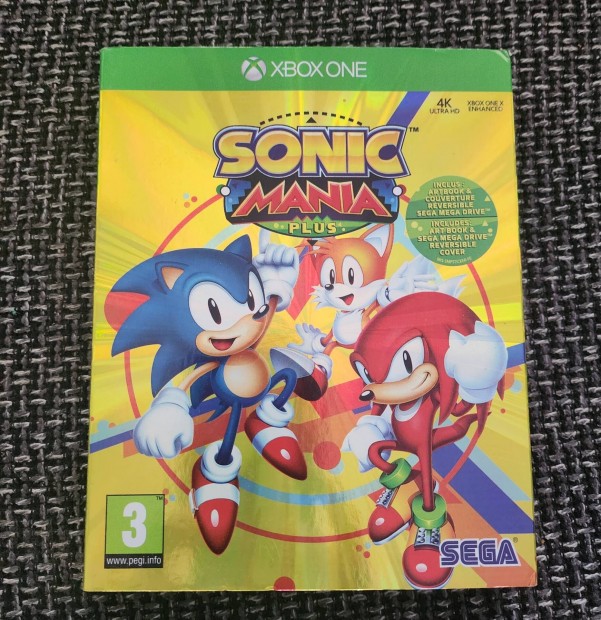 Xbox one Sonic mania plus, dszdobozos