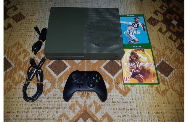 Xbox one s 1tb 2 db j�t�kkal elad�
