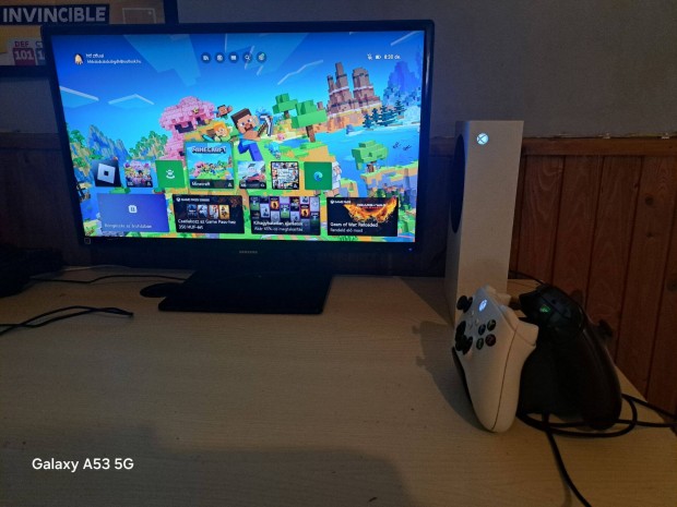Xbox s series 500 gb+2 kontroller
