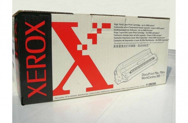 Xerox P8e toner ; xerox P8 ; Xerox 113R00296 toner 113R296 eredeti