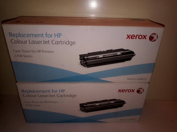 Xerox Q2681A toner utngyrtott HP3700 Cyan