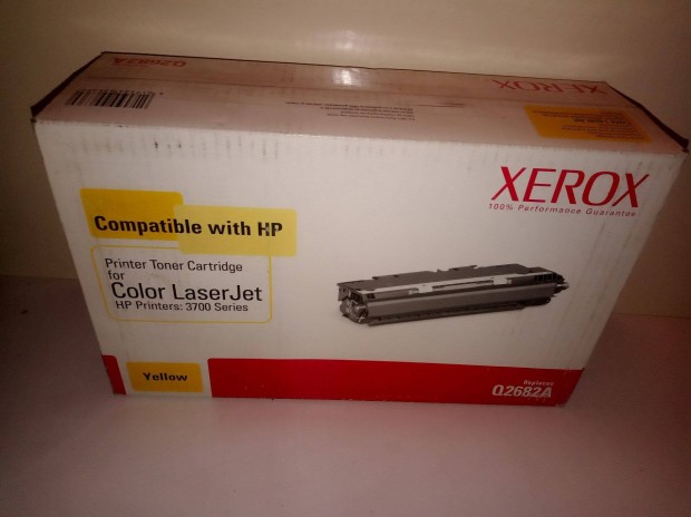 Xerox Q2682A toner utngyrtott HP3700 Yellow