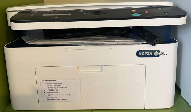 Xerox Workcentre 3025V_BI nyomtat/lzernyomtat