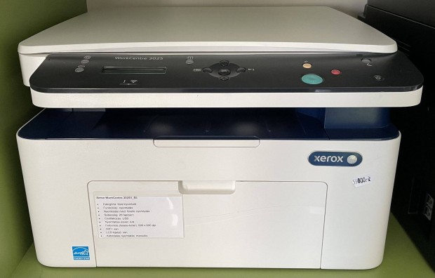 Xerox Workcentre 3025V_BI nyomtat/lzernyomtat