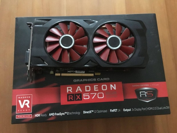 Xfx RX570 8GB Black Edition 8pin /RX-570P8DFD6/