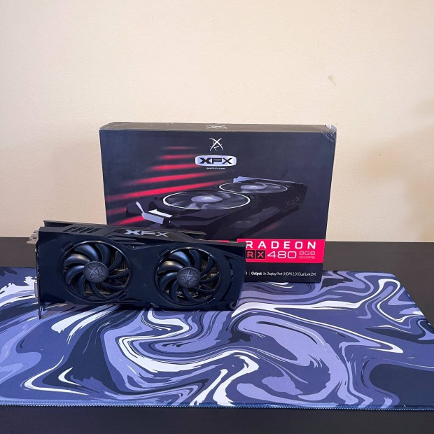 Xfx Radeon RX 480 8GB Gddr5 256bit videkrtya - Elad! 29.990.-