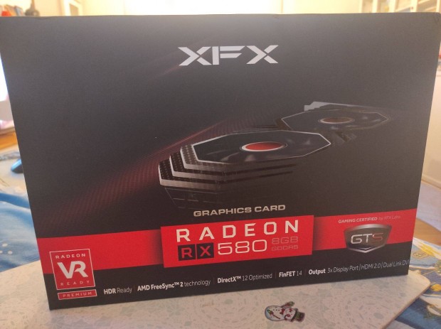 Xfx Radeon RX 580 8gb GTS videkrtya