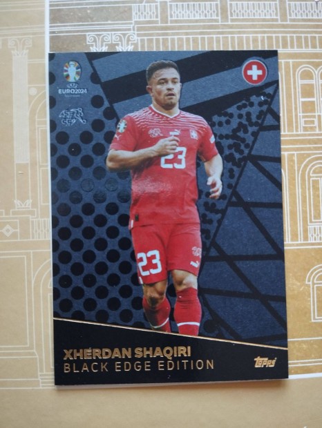 Xherdan Shaqiri (Svjc) Black Edge Euro 2024 krtya