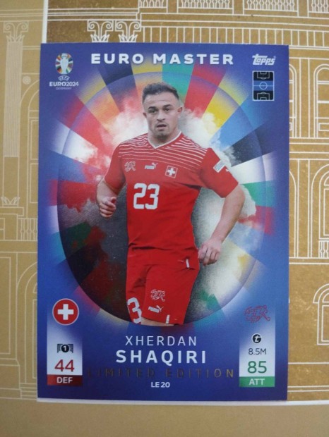 Xherdan Shaqiri (Svjc) Limited Edition Euro 2024 focis krtya