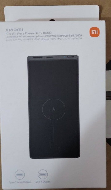 Xiaomi 10W Wireless Power BANK 10000MAH Vezetk Nlkli Kls Akkumul