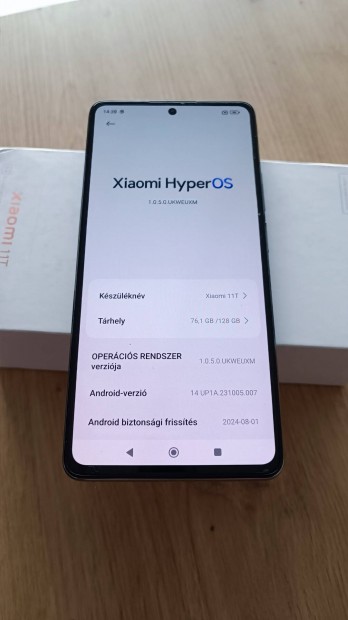 Xiaomi 11 T krtyafggetlen okostelefon 