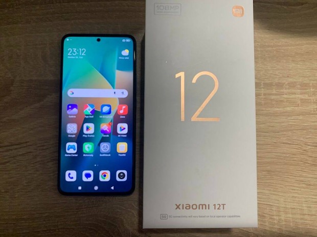 Xiaomi 12T 5G 128GB 8GB RAM Dual 108 MPx Kamera. Csere ON