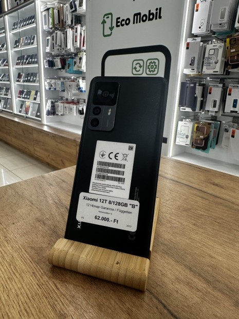 Xiaomi 12T K�rtyaf�ggetlen, 12 h� garancia