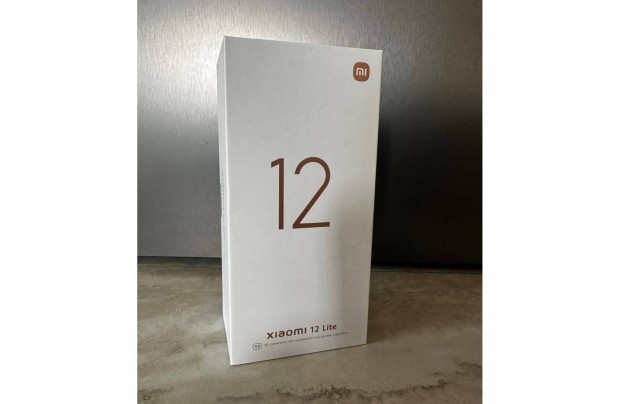 Xiaomi 12 Lite 5G 128GB 8GB RAM Dual Fekete Mobiltelefon