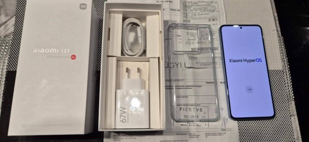 Xiaomi 13T 5G 8/256GB Blue Dual szinte j Media Markt Garancia !