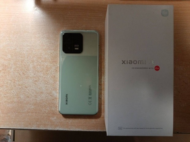 Xiaomi 13 5G 8/256GB Dual Fggetlen jszer Green Garancival !