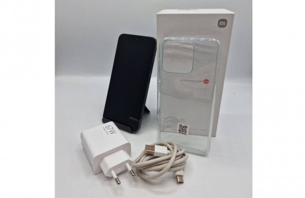 Xiaomi 13 mobiltelefon, 256GB, 8GB RAM, Dual SIM, fekete, Yettel függő